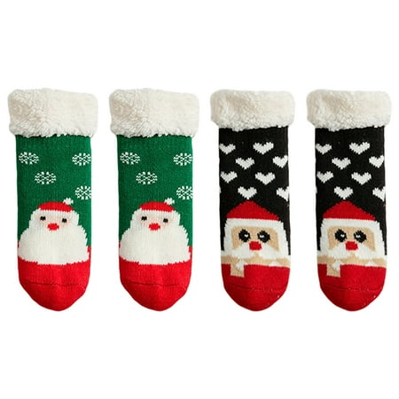 HEMOTON 2 Pairs Christmas Themed Kids Warm Non-slip Flooring Socks Thickened Floor Sock
HEMOTON 2 Pairs Christmas Themed Kids Warm Non-slip Flooring Socks Thickened Floor Sock
