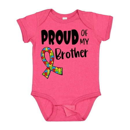 Inktastic Proud of My Brother Autism Awareness Puzzle Piece Ribbon Gift Baby Boy or Baby Girl Bodysuit
Inktastic Proud of My Brother Autism Awareness Puzzle Piece Ribbon Gift Baby Boy or Baby Girl Bodysuit