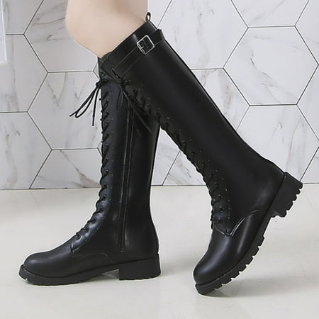 ZMHEGW Boots For Women Winter Belt Buckle Pure Color High-Heeled Long Tube Zipper Boots Shoes
ZMHEGW Boots For Women Winter Belt Buckle Pure Color High-Heeled Long Tube Zipper Boots Shoes