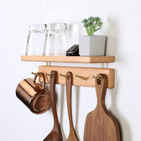 Heavy Duty Solid Wooden Hook Wall-Mounted for Entryway Hallway Bedroom Living Room Kitchen. Wall Mounted Coffee Mug Rack
Heavy Duty Solid Wooden Hook Wall-Mounted for Entryway Hallway Bedroom Living Room Kitchen. Wall Mounted Coffee Mug Rack