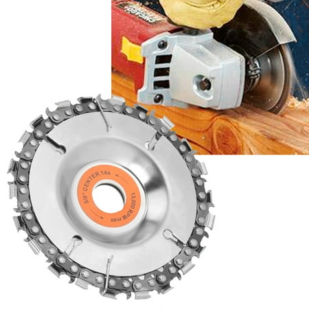 OTVIAP Grinder Chain Disc 5/8in Grinder Wood Carving Disc Slot Cutting Sawing Blade Woodworking Tool Chain Plate Chain Disc For Angle Grinder
OTVIAP Grinder Chain Disc 5/8in Grinder Wood Carving Disc Slot Cutting Sawing Blade Woodworking Tool Chain Plate Chain Disc For Angle Grinder