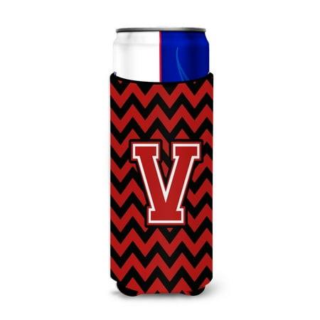 Carolines Treasures CJ1047-VMUK Letter V Chevron Black and Red Ultra Beverage Insulators for slim cans Slim Can
Carolines Treasures CJ1047-VMUK Letter V Chevron Black and Red Ultra Beverage Insulators for slim cans Slim Can