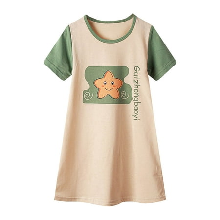 Children Girls Dress Cartoon Printed Short Sleeve Trendy Casual Spring Summer Girls Dresses Home Wear Outdoor Kids Clothes
Children Girls Dress Cartoon Printed Short Sleeve Trendy Casual Spring Summer Girls Dresses Home Wear Outdoor Kids Clothes