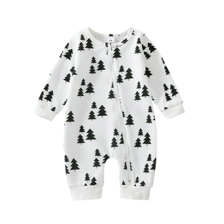 Seyurigaoka Baby Kids Christmas Jumpsuit Print Round Neck Long Sleeve Zip-Up Rompers for Toddlers 0-18 Months Girl Boy
Seyurigaoka Baby Kids Christmas Jumpsuit Print Round Neck Long Sleeve Zip-Up Rompers for Toddlers 0-18 Months Girl Boy