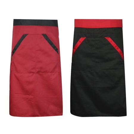 Tiyuyo Unisex Pocket Apron Kitchen Waiter Chef Butcher Restaurant Cook Dress Black
Tiyuyo Unisex Pocket Apron Kitchen Waiter Chef Butcher Restaurant Cook Dress Black