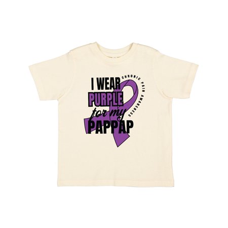 Inktastic Chronic Pain I Wear Purple For My Pappap Gift Toddler Boy or Toddler Girl T-Shirt
Inktastic Chronic Pain I Wear Purple For My Pappap Gift Toddler Boy or Toddler Girl T-Shirt