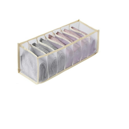 Herrnalise Foldable Clothes Organizer Box Mesh Closet Underwear Storage Bins Grey Washable Folded Wardrobe Drawer Dividers Set Compartment/Grids for Clothing Socks Jeans Pants Ties Scarves Bras
Herrnalise Foldable Clothes Organizer Box Mesh Closet Underwear Storage Bins Grey Washable Folded Wardrobe Drawer Dividers Set Compartment/Grids for Clothing Socks Jeans Pants Ties Scarves Bras