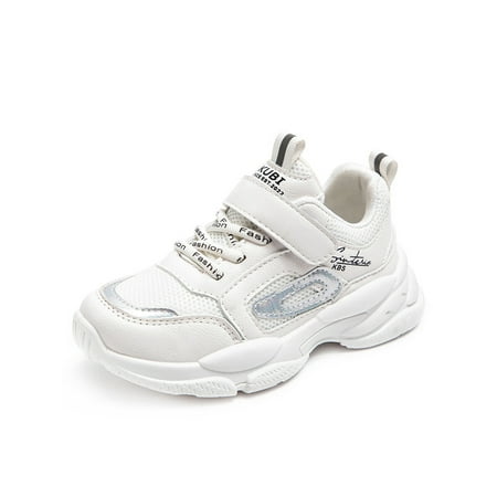 Ymiytan Girls Sneakers Flat Athletic Round Toe Trainers Workout Comfort Breathable Low Top Walking Shoe White-1 11.5C
Ymiytan Girls Sneakers Flat Athletic Round Toe Trainers Workout Comfort Breathable Low Top Walking Shoe White-1 11.5C