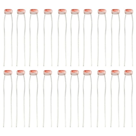 NUOLUX 20 Pcs Photoresistor GL5537 LDR Photo Resistors Light-Dependent