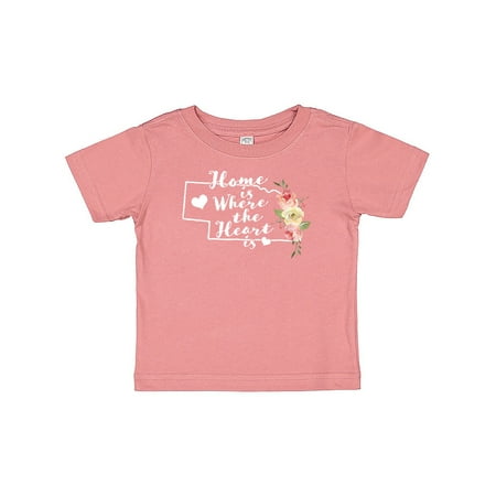 Inktastic Nebraska Home is Where the Heart is with Watercolor Floral Gift Baby Boy or Baby Girl T-Shirt
Inktastic Nebraska Home is Where the Heart is with Watercolor Floral Gift Baby Boy or Baby Girl T-Shirt