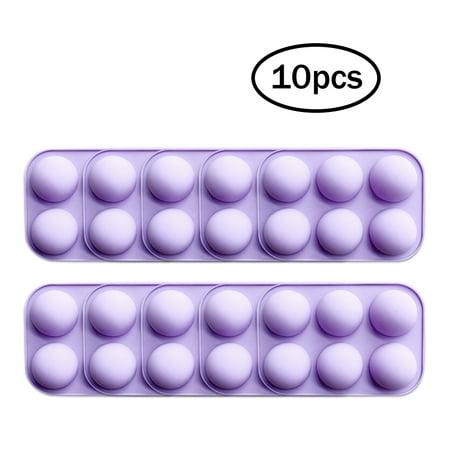 Ball Sphere Silicone Mold Cake Pastry Chocolate Candy Mould Kitchen DIY Decorating Dessert Mould Home Kitchen Baking Tools Purple 10PCS
Ball Sphere Silicone Mold Cake Pastry Chocolate Candy Mould Kitchen DIY Decorating Dessert Mould Home Kitchen Baking Tools Purple 10PCS