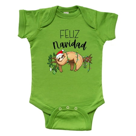 Inktastic Feliz Navidad Cute Christmas Sloth in Hat and Lights Gift Baby Boy or Baby Girl Bodysuit
Inktastic Feliz Navidad Cute Christmas Sloth in Hat and Lights Gift Baby Boy or Baby Girl Bodysuit