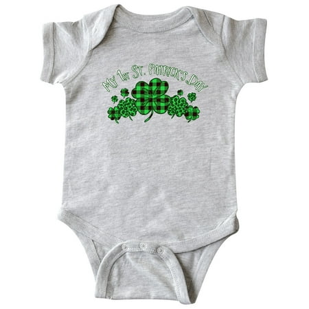 Inktastic My 1st St. Patrick s Day with Plaid Shamrocks Gift Baby Boy or Baby Girl Bodysuit
Inktastic My 1st St. Patrick s Day with Plaid Shamrocks Gift Baby Boy or Baby Girl Bodysuit