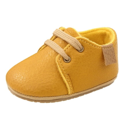Baby Boys and Girls Spring and Autumn Prewalker Shoes Fashion Solid Color Leather Shoes Casual Anti-slip Soft Soled Walking Shoes
Baby Boys and Girls Spring and Autumn Prewalker Shoes Fashion Solid Color Leather Shoes Casual Anti-slip Soft Soled Walking Shoes