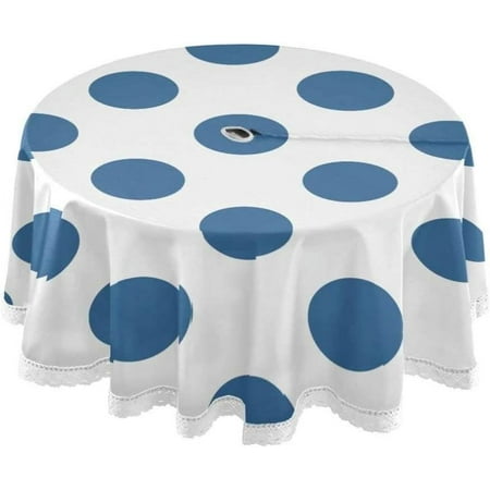 Hyjoy Blue Dots Outdoor Round Tablecloth Waterproof Stain-Resistant Non-Slip Circular Tablecloth 60 Inch with Umbrella Hole and Zipper for Tabletop Backyard Party BBQ Decor
Hyjoy Blue Dots Outdoor Round Tablecloth Waterproof Stain-Resistant Non-Slip Circular Tablecloth 60 Inch with Umbrella Hole and Zipper for Tabletop Backyard Party BBQ Decor