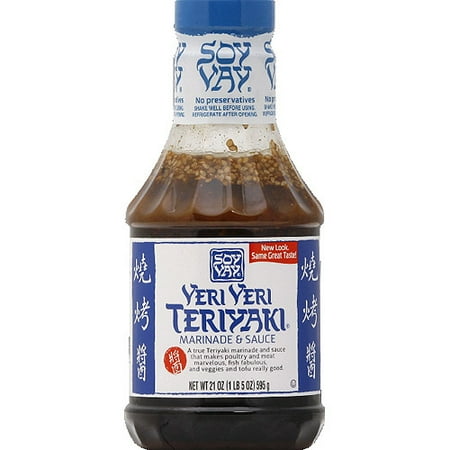 Soy Vay Veri Veri Teriyaki Marinade & Sauce, 21 oz, (Pack of 6)
