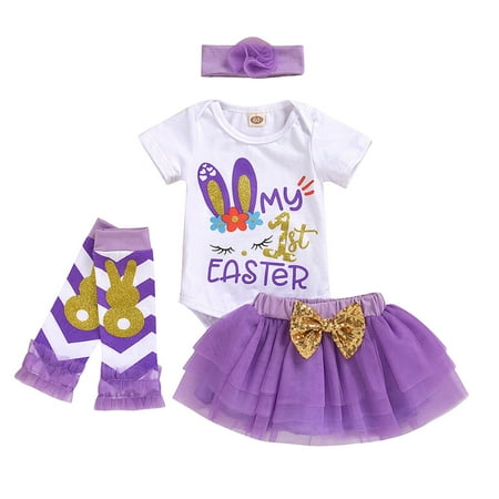 AIMAOMI Girls Short Sleeve Easter Cartoon Rabbit Printed Romper Bodysuit Bowknot Tulle Skirts Headbands Outfits H
AIMAOMI Girls Short Sleeve Easter Cartoon Rabbit Printed Romper Bodysuit Bowknot Tulle Skirts Headbands Outfits H