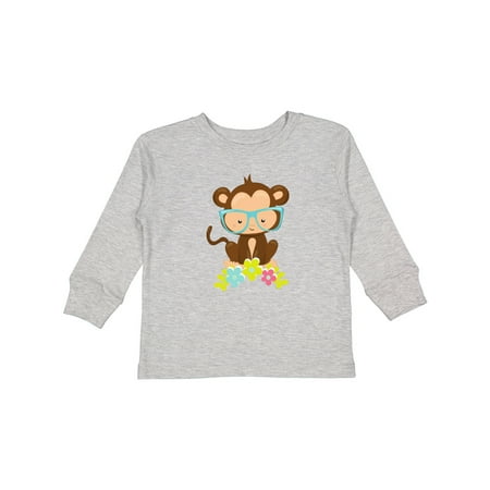 Inktastic Hipster Monkey Monkey with Glasses Flowers Gift Toddler Boy or Toddler Girl Long Sleeve T-Shirt
Inktastic Hipster Monkey Monkey with Glasses Flowers Gift Toddler Boy or Toddler Girl Long Sleeve T-Shirt