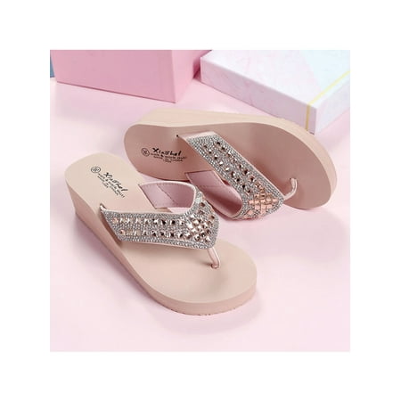 Bellella Ladies Wedges Wedge&platform Flip Flops Backless Slippers Breathable Thong Shopping Summer Pink 9
Bellella Ladies Wedges Wedge&platform Flip Flops Backless Slippers Breathable Thong Shopping Summer Pink 9