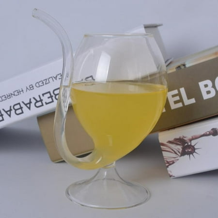 300ml Wine Whiskey Glass Heat Resistant Glass Cup Juice Milk Cup Tea Wine Cup With Drinking Tube Straw Vampire-Goblet
300ml Wine Whiskey Glass Heat Resistant Glass Cup Juice Milk Cup Tea Wine Cup With Drinking Tube Straw Vampire-Goblet