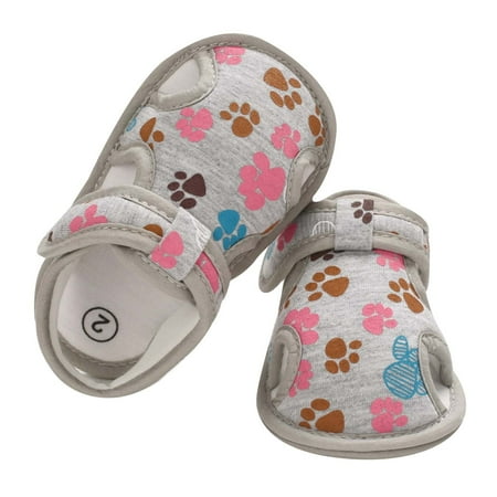 AnuirheiH Toddler Baby Girls And Boys Cute Sandals Printed Soft Sole Children Sandals 4-6$ off 2nd