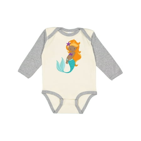 Inktastic African American Mermaid Orange Hair Sea Star Gift Baby Girl Long Sleeve Bodysuit
Inktastic African American Mermaid Orange Hair Sea Star Gift Baby Girl Long Sleeve Bodysuit