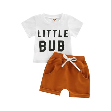 Bagilaanoe Toddler Baby Summer Clothes Set Short Sleeve T-Shirt Pockets Shorts 2Pcs Summer Outfits
Bagilaanoe Toddler Baby Summer Clothes Set Short Sleeve T-Shirt Pockets Shorts 2Pcs Summer Outfits