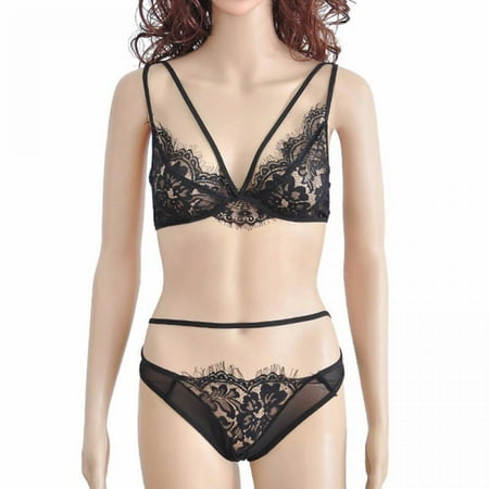Women Lace Bralette Bra Crop tops + Panties Briefs Set Female Underwear Lingerie Intimates
Women Lace Bralette Bra Crop tops + Panties Briefs Set Female Underwear Lingerie Intimates