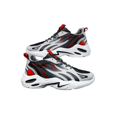 Fangasis Men Trainers Plush Lined Athletic Shoes Color Block Sneakers Mens Walking Shoe Sport Breathable Lace Up Fashion Sneaker Black 7.5
Fangasis Men Trainers Plush Lined Athletic Shoes Color Block Sneakers Mens Walking Shoe Sport Breathable Lace Up Fashion Sneaker Black 7.5
