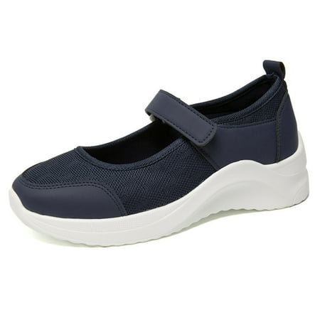 Slip-on Ankle Strap Shoes for Women Thick Platform Sneakers Knitted Upper Blue 36
Slip-on Ankle Strap Shoes for Women Thick Platform Sneakers Knitted Upper Blue 36