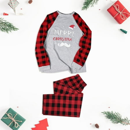Matching Family Pajamas Sets Christmas Letter And Plaid Printed Holiday Sleepwear Long Sleeve Tee And Bottom Loungewear (Mom)
Matching Family Pajamas Sets Christmas Letter And Plaid Printed Holiday Sleepwear Long Sleeve Tee And Bottom Loungewear (Mom)