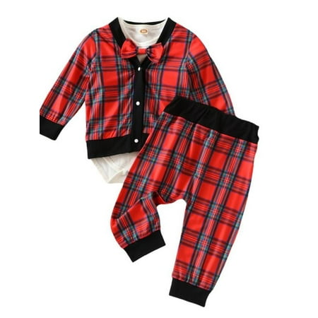 Patgoal Casual Streetwear 3-18 Months Fashion Pants Spring Autumn Long-sleeved Plaid Suit Gentleman s Outfits Sets Cardigan Jacket Boy Baby Short-sleeved Top
Patgoal Casual Streetwear 3-18 Months Fashion Pants Spring Autumn Long-sleeved Plaid Suit Gentleman s Outfits Sets Cardigan Jacket Boy Baby Short-sleeved Top