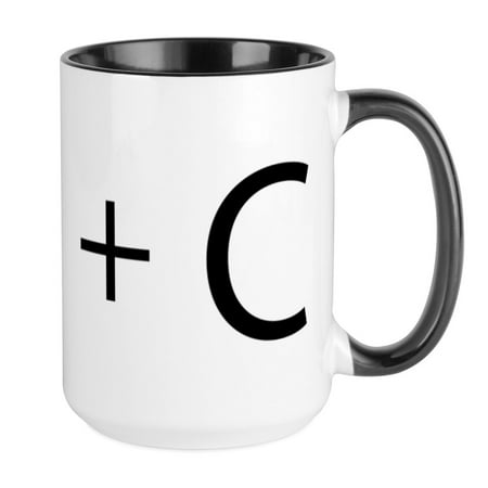 CafePress - Ctrl + C Large Mug - 15 oz Ceramic Large Mug