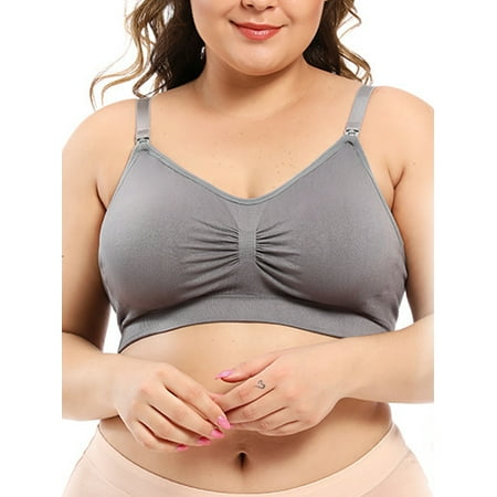 1pcs Women Bra Vest Front Buckle Breastfeeding Tank Top Stretch Workout Sport Shaping Underwear Gray 3XL
1pcs Women Bra Vest Front Buckle Breastfeeding Tank Top Stretch Workout Sport Shaping Underwear Gray 3XL