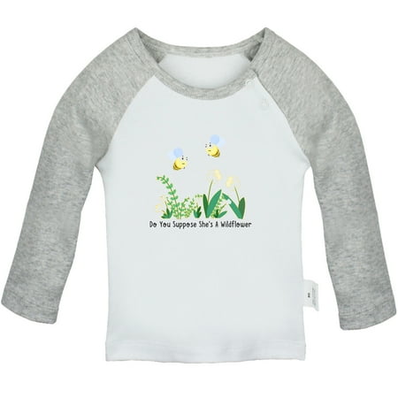 iDzn Do You Suppose She s A Wildflower Funny T shirt For Baby Newborn Babies T-shirts Infant Tops 0-24M Kids Graphic Tees Clothing (Long Gray Raglan T-shirt 0-6 Months)
iDzn Do You Suppose She s A Wildflower Funny T shirt For Baby Newborn Babies T-shirts Infant Tops 0-24M Kids Graphic Tees Clothing (Long Gray Raglan T-shirt 0-6 Months)