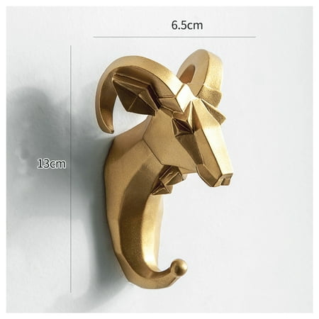 Adhesive Hook Creative Animal Shape Hanging Coats for Bathroom Kitchen Organizer Goat Noble Gold
Adhesive Hook Creative Animal Shape Hanging Coats for Bathroom Kitchen Organizer Goat Noble Gold