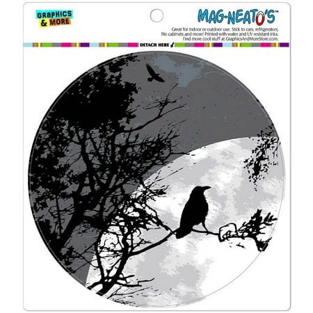 Raven at Night Black Bird Full Moon Automotive Car Refrigerator Locker Vinyl Magnet
Raven at Night Black Bird Full Moon Automotive Car Refrigerator Locker Vinyl Magnet