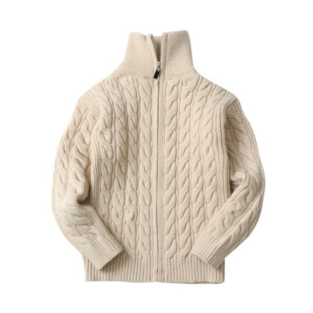 WXLWZYWL Boys Swearter Girls Casual Slim Fit Cardigans Sweaters Long Sleeve Knitted Full Zipper Collar Thermal Polo Sweater
WXLWZYWL Boys Swearter Girls Casual Slim Fit Cardigans Sweaters Long Sleeve Knitted Full Zipper Collar Thermal Polo Sweater