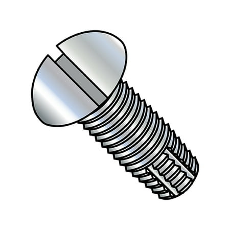 8-32X1/2 Slotted Round Thread Cutting Screw Type F Fully Threaded Zinc (Pack Qty 1 000) BC-0808FSR 
8-32X1/2 Slotted Round Thread Cutting Screw Type F Fully Threaded Zinc (Pack Qty 1 000) BC-0808FSR