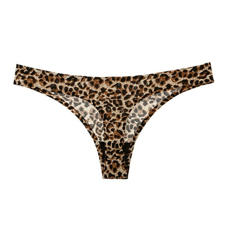 Womens Ice Silk Seamless Panties Low Rise Sports Fitness No Show Thongs Solid Color Leopard Printed Lingerie G-String Bikini Underwear Underpants
Womens Ice Silk Seamless Panties Low Rise Sports Fitness No Show Thongs Solid Color Leopard Printed Lingerie G-String Bikini Underwear Underpants