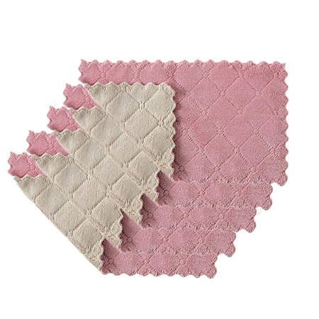 Rdeuod Towel Home Essentials 5Pcs Nonstick Oil Coral Velvet Hanging Hand Towels Kitchen Dishclout
Rdeuod Towel Home Essentials 5Pcs Nonstick Oil Coral Velvet Hanging Hand Towels Kitchen Dishclout