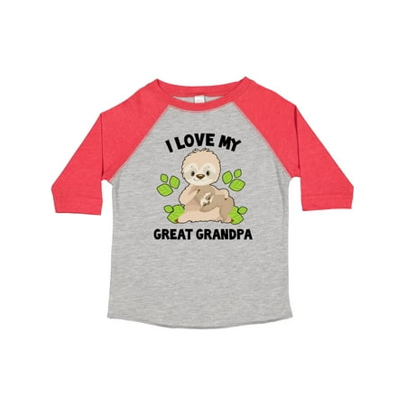 Inktastic Cute Sloth I Love My Great Grandpa with Green Leaves Gift Toddler Boy or Toddler Girl T-Shirt
Inktastic Cute Sloth I Love My Great Grandpa with Green Leaves Gift Toddler Boy or Toddler Girl T-Shirt