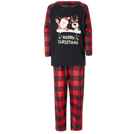 Uorcsa Soft Two-piece Warm Christmas Home Print Comfy Pajamas Parent-child clothing Red
Uorcsa Soft Two-piece Warm Christmas Home Print Comfy Pajamas Parent-child clothing Red