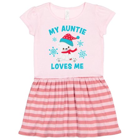 Inktastic Polar Bear My Auntie Loves Me in Santa Hat with Snowflakes Gift Toddler Girl Dress
Inktastic Polar Bear My Auntie Loves Me in Santa Hat with Snowflakes Gift Toddler Girl Dress