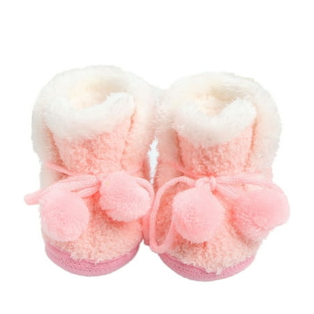 Gureui Baby Cute Plush Flat Shoes Infant Girls Boys Bobbles Bow Non-Slip Soft Sole First Walker Winter Warm Crib Shoes
Gureui Baby Cute Plush Flat Shoes Infant Girls Boys Bobbles Bow Non-Slip Soft Sole First Walker Winter Warm Crib Shoes