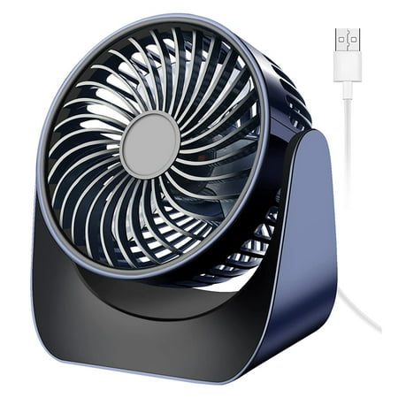 Mini Fan Quiet USB Fan Small 360° Table Fan USB Table Fan with 3 Speed Table Fans for Car Bedroom Motorhome Blue
Mini Fan Quiet USB Fan Small 360° Table Fan USB Table Fan with 3 Speed Table Fans for Car Bedroom Motorhome Blue