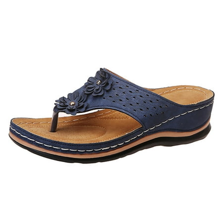 Stamzod Summer Savings Clearance Summer Ladies Flip-Flops Wedge Heel Slippers Sandals Casual Flip Flops Women s Shoes Blue 40
Stamzod Summer Savings Clearance Summer Ladies Flip-Flops Wedge Heel Slippers Sandals Casual Flip Flops Women s Shoes Blue 40