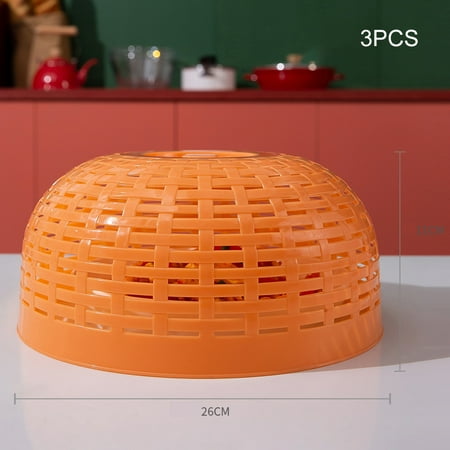Journey Plastic Multifunctional Food Cover with Round Shape Durable Multifunction Useful Lightweight for Kitchen Living Room(Orange)
Journey Plastic Multifunctional Food Cover with Round Shape Durable Multifunction Useful Lightweight for Kitchen Living Room(Orange)