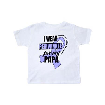 Inktastic I Wear Periwinkle For My Papa Stomach Cancer Awareness Gift Toddler Boy or Toddler Girl T-Shirt
Inktastic I Wear Periwinkle For My Papa Stomach Cancer Awareness Gift Toddler Boy or Toddler Girl T-Shirt