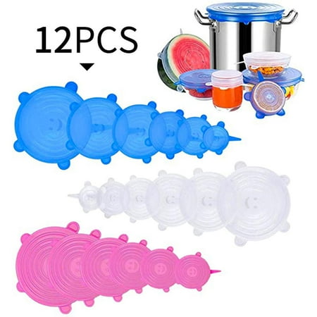 Dechoicelife - Food Silicone Fresh Keep Cover Round Multifunctional Bowl Cover Refrigerator Microwave Sealed Plastic Packaging 12 Pcs
Dechoicelife - Food Silicone Fresh Keep Cover Round Multifunctional Bowl Cover Refrigerator Microwave Sealed Plastic Packaging 12 Pcs